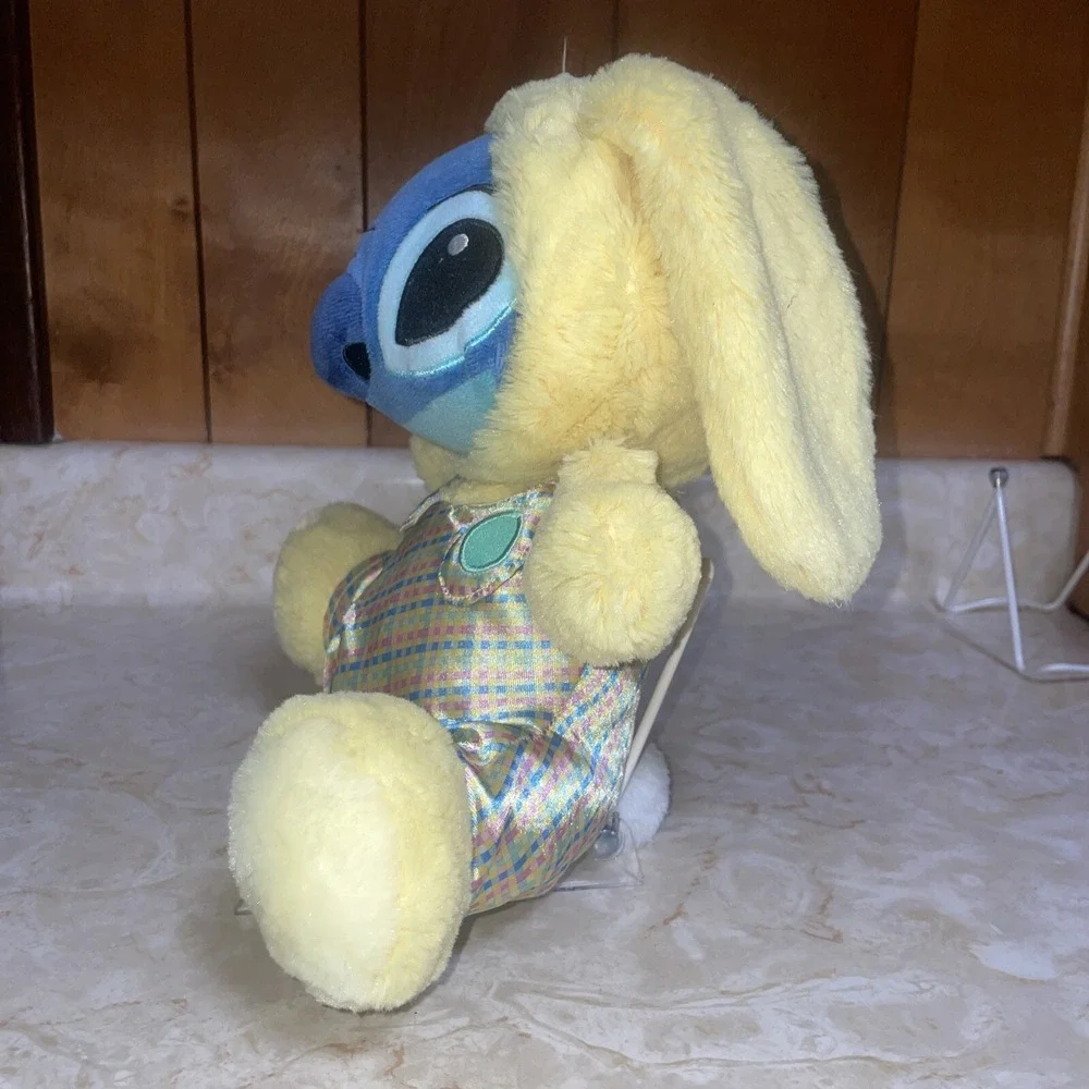 Disney Stitch Yellow Easter‎ Bunny Plush 10